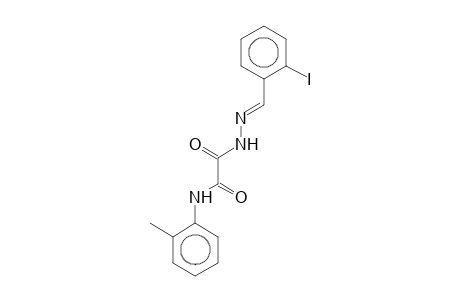 2-[(2E)-2-(2-Iodobenzylidene)hydrazino]-N-(2-methylphenyl)-2-oxoacetamide