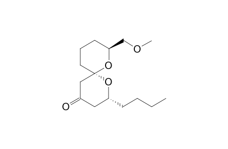 (2R,6R,8S)-2-Butyl-8-((methoxy)methyl)-1,7-dioxaspiro[5.5]undecan-4-one