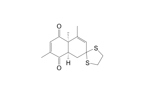 (4a'R,8a'R)-4',4a',7'-Trimethyl-1'H-spiro[1,3-dithiolane-2,2'-naphthalen]-5',8'(4a'H,8a'H)-dione