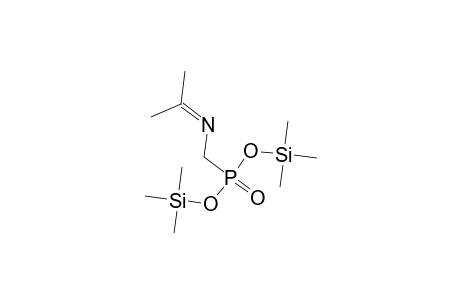 Phosphonic acid, [[(1-methylethylidene)amino]methyl]-, bis(trimethylsilyl) ester
