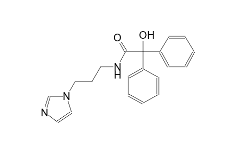 benzeneacetamide, alpha-hydroxy-N-[3-(1H-imidazol-1-yl)propyl]-alpha-phenyl-