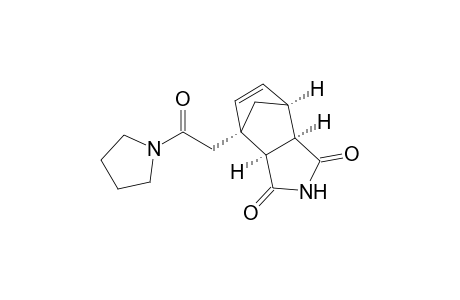 Pyrrolidine, 1-[(1,2,3,3a,7,7a-hexahydro-1,3-dioxo-4,7-methano-4H-isoindol-4-yl)ac etyl]-, (3a.alpha.,4.alpha.,7.alpha.,7a.alpha.)-