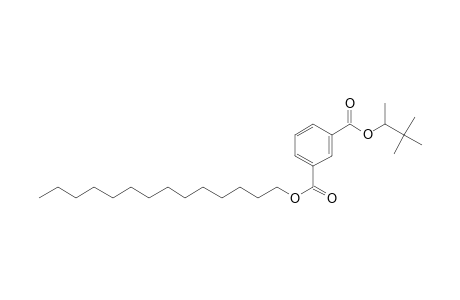 Isophthalic acid, 3,3-dimethylbut-2-yl tetradecyl ester