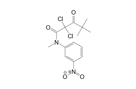 Pentanamide, 2,2-dichloro-N,4,4-trimethyl-N-(3-nitrophenyl)-3-oxo-
