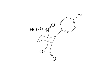 9-(4-Bromophenyl)-6-hydroxy-5-nitro-3-oxabicyclo[3.3.1]nonan-2-one