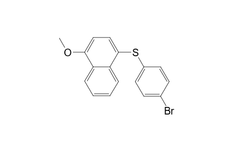 (4-bromophenyl)(1-methoxynaphthalen-4-yl)sulfane