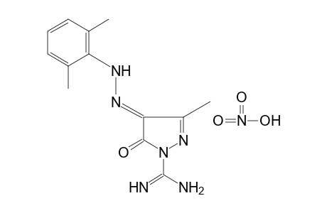 1-AMIDINO-3-METHYLPYRAZOLE-4,5-DIONE, 4-(2,6-XYLYLHYDRAZONE), MONONITRATE