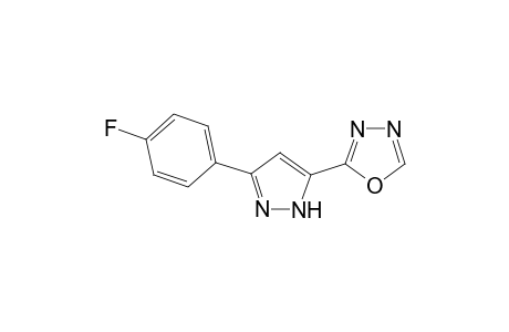 1,3,4-Oxadiazole, 2-[3-(4-fluorophenyl)-1H-pyrazol-5-yl]-