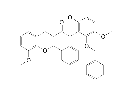 1-(2-Benzyloxy-3,6-dimethoxyphenyl)-4-(2-benzyloxy-3-methoxyphenyl)butan-2-one