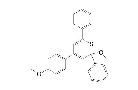 2-Methoxy-4-(4-methoxyphenyl)-2,6-diphenyl-2H-thiopyrane