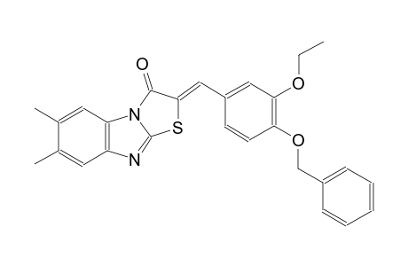 thiazolo[3,2-a]benzimidazol-3(2H)-one, 2-[[3-ethoxy-4-(phenylmethoxy)phenyl]methylene]-6,7-dimethyl-, (2Z)-