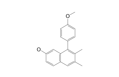 MEGISLIGNAN;2,3-DIMETHYL-4-(4-METHOXYPHENYL)-6-HYDROXYNAPHTHALENE