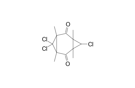 4,4,8-endo-trichloro-1,3,5,7-tetramethyl-anti-tricyclo(5.1.0.0*3,5)octane-2,6-dione