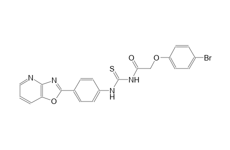 N-[(4-bromophenoxy)acetyl]-N'-(4-[1,3]oxazolo[4,5-b]pyridin-2-ylphenyl)thiourea