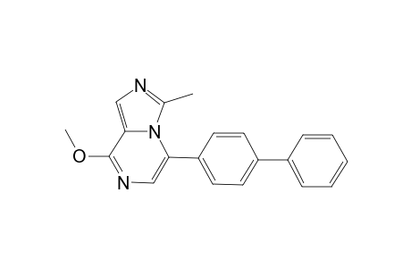 5-([1,1'-biphenyl]-4-yl)-8-methoxy-3-methylimidazo[1,5-a]pyrazine
