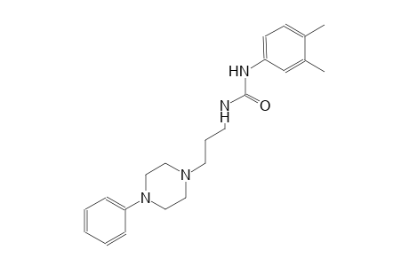urea, N-(3,4-dimethylphenyl)-N'-[3-(4-phenyl-1-piperazinyl)propyl]-