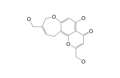 8,11-DIHYDRO-5-HYDROXY-2,9-DIHYDROXYMETHYL-4H-PYRANO-[2,3-G]-[1]-BENZOXEPIN-4-ONE