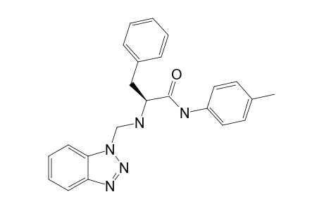 (2S)-2-[(1H-1,2,3-BENZOTRIAZOL-1-YLMETHYL)-AMINO]-N-(4-METHYLPHENYL)-3-PHENYLPROPANAMIDE