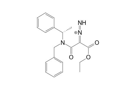 Ethyl 3-{benzyl[(1S)-1-phenylethyl]amino}-2-diazo-3-oxopropanoate