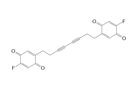 2-Fluoranyl-5-[8-[4-fluoranyl-3,6-bis(oxidanylidene)cyclohexa-1,4-dien-1-yl]octa-3,5-diynyl]cyclohexa-2,5-diene-1,4-dione