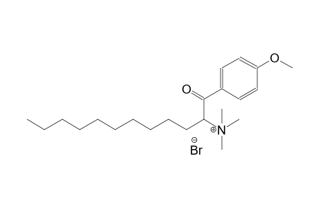1-(4-methoxyphenyl)-N,N,N-trimethyl-1-oxo-2-dodecanaminium bromide