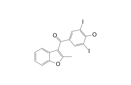 2-METHYL-3-(3,5-DIIODO-4-HYDROXYBENZOYL)-BENZOFURAN