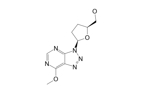 3-(2,3-DIDEOXY-BETA-D-GLYCERO-PENTOFURANOSYL)-7-METHOXY-3H-1,2,3-TRIAZOLO-[4,5-D]-PYRIMIDINE