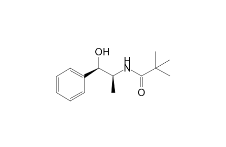 2,2-Dimethyl-N-[(1R,2S)-1-oxidanyl-1-phenyl-propan-2-yl]propanamide