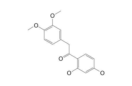 1-(2,4-DIHYDROXYPHENYL)-2-(3',4'-DIMETHOXYPHENYL)-ETHANONE