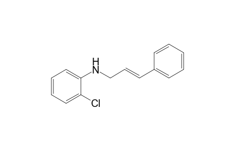 (2-Chloro-phenyl)-((E)-3-phenyl-allyl)-amine