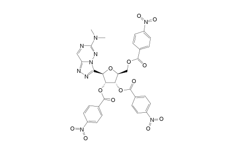 6-DIMETHYLAMINO-3-(2',3'5'-TRI-O-P-NITROBENZOYL-BETA-D-RIBOFURANOSYL)-1,2,4-TRIAZOLE-[3,4-F]-[1,2,4]-TRIAZINE