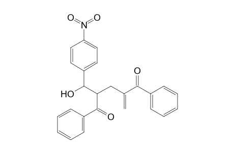 (anti)-2-[(Hydroxy)(p-nitrophenyl)methyl]-4-methylidene-1,5-diphenylpentane-1,5-dione