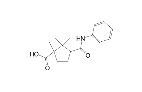 cyclopentanecarboxylic acid, 1,2,2-trimethyl-3-[(phenylamino)carbonyl]-