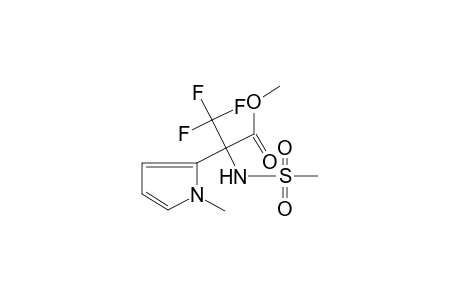 3,3,3-trifluoro-2-(methanesulfonamido)-2-(1-methyl-2-pyrrolyl)propanoic acid methyl ester