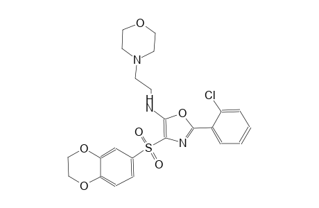 4-morpholineethanamine, N-[2-(2-chlorophenyl)-4-[(2,3-dihydro-1,4-benzodioxin-6-yl)sulfonyl]-5-oxazolyl]-