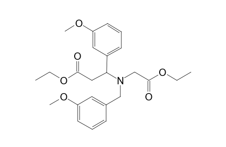 Diethyl 3-(3'-methoxybenzyl)-4-(3"-methoxyphenyl)-3-azahexanedioate