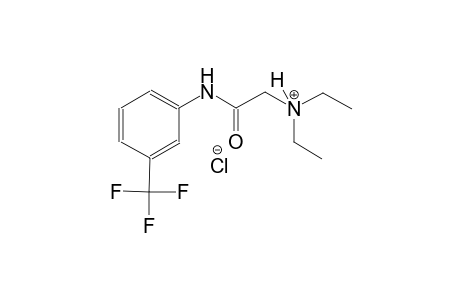 N,N-diethyl-2-oxo-2-[3-(trifluoromethyl)anilino]ethanaminium chloride