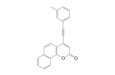 4-(m-tolylethynyl)-2H-benzo[h]chromen-2-one