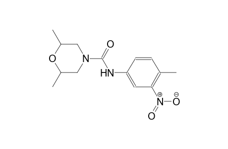 2,6-dimethyl-N-(4-methyl-3-nitrophenyl)-4-morpholinecarboxamide