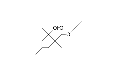 2-Hydroxy-1,2-dimethyl-4-methylidene-cyclopentanecarboxylic acid, tert-butyl ester diastereomer 1