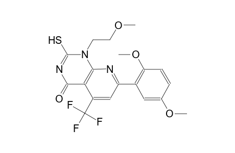 pyrido[2,3-d]pyrimidin-4(1H)-one, 7-(2,5-dimethoxyphenyl)-2-mercapto-1-(2-methoxyethyl)-5-(trifluoromethyl)-
