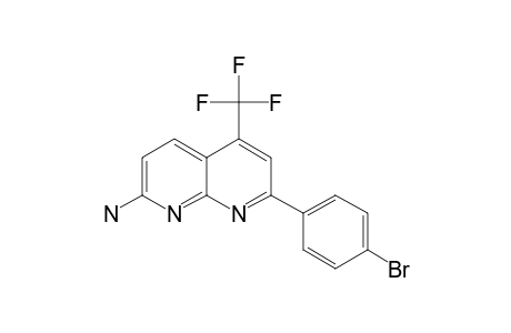 2-AMINO-7-(4-BROMOPHENYL)-5-TRIFLUOROMETHYL-1,8-NAPHTHYRIDINE