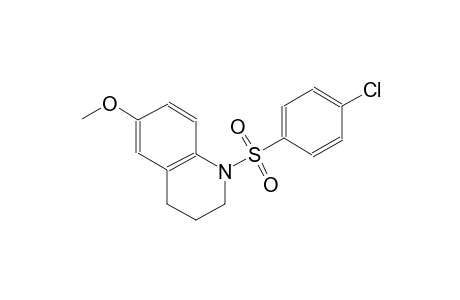1-[(4-chlorophenyl)sulfonyl]-1,2,3,4-tetrahydro-6-quinolinyl methyl ether