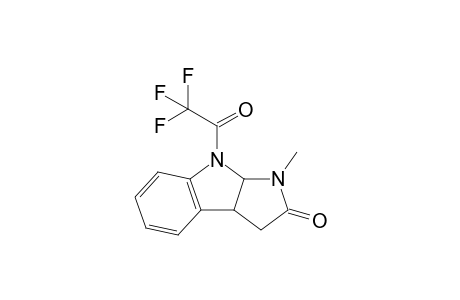 3-methyl-4-(2,2,2-trifluoro-1-oxoethyl)-3a,8b-dihydro-1H-pyrrolo[2,3-b]indol-2-one