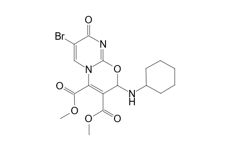 Dimethy-7-bromo-2-(cyclohexylamino)-8-oxo-2H,8H-pyrimido[2,1-b][1,3]oxazine-3,4-dicarboxylate