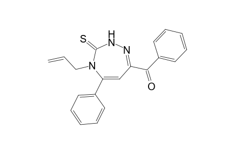 4-Allyl-5-phenyl-3-thioxo-3,4-dihydro-2H-(1,2,4-triazepine-7-yl)phenyl methanone