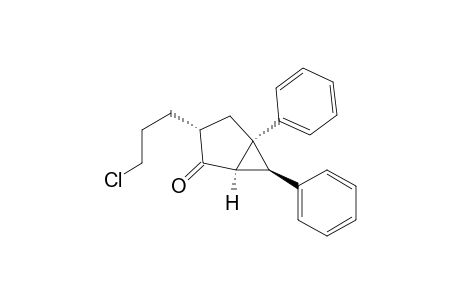 Bicyclo[3.1.0]hexan-2-one, 3-(3-chloropropyl)-5,6-diphenyl-, (1.alpha.,3.alpha.,5.alpha.,6.beta.)-