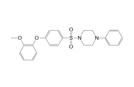 1-{[4-(2-methoxyphenoxy)phenyl]sulfonyl}-4-phenylpiperazine