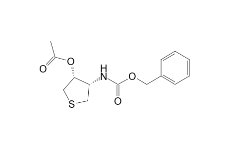 cis-3-acetoxy-4-benzoxycarbonylamino-1-thia-cyclopentane