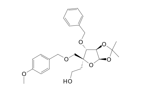 2-[(3aR,5S,6R,6aR)-5-[(4-methoxyphenyl)methoxymethyl]-2,2-dimethyl-6-phenylmethoxy-6,6a-dihydro-3aH-furo[2,3-d][1,3]dioxol-5-yl]ethanol